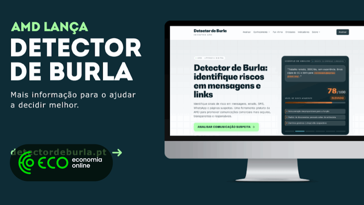 AMD lança "Detector de Burla" para combater fraude digital