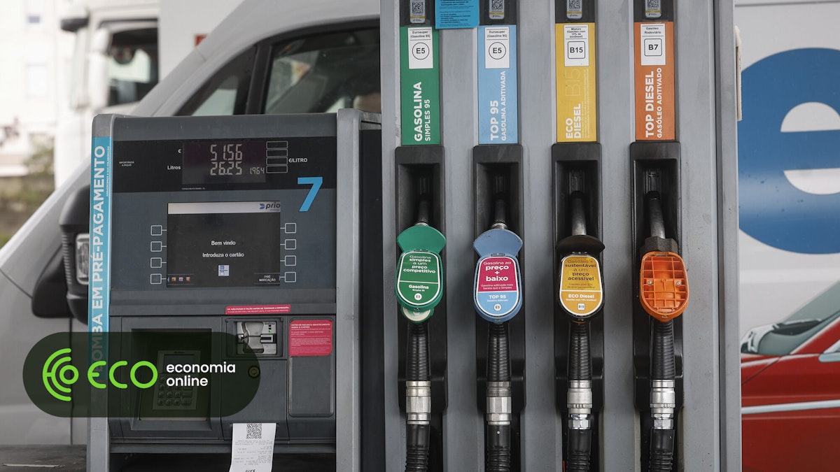 Preço eficiente cai na gasolina e sobe no gasóleo